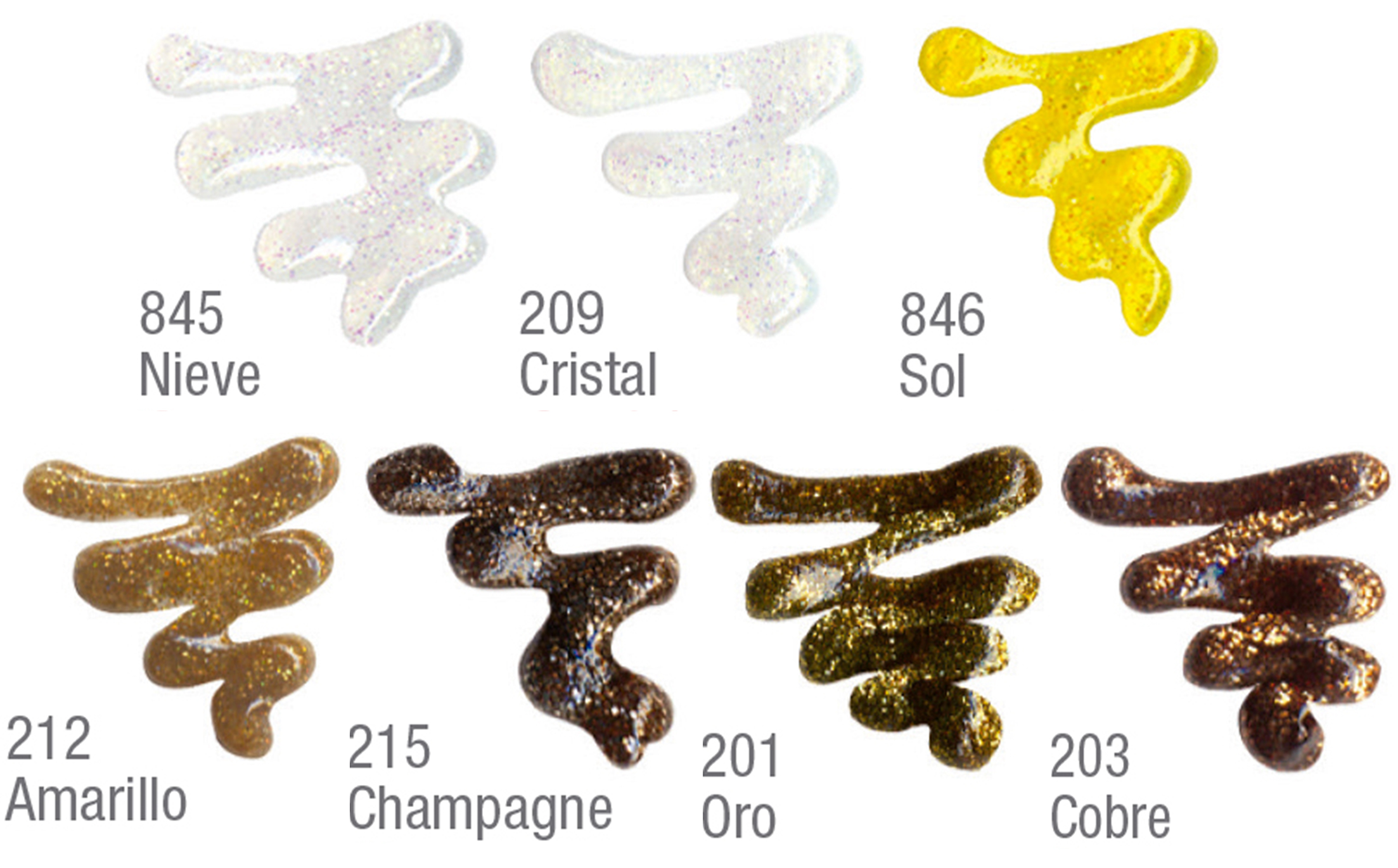 DIMENSIONAL RELIEVE 3D COLOR GLITTER - Imagen 2